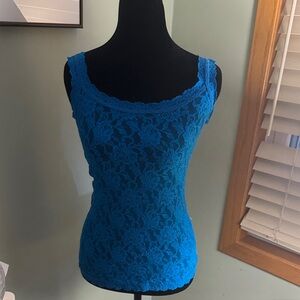 Hanky Panky Blue Lace Top